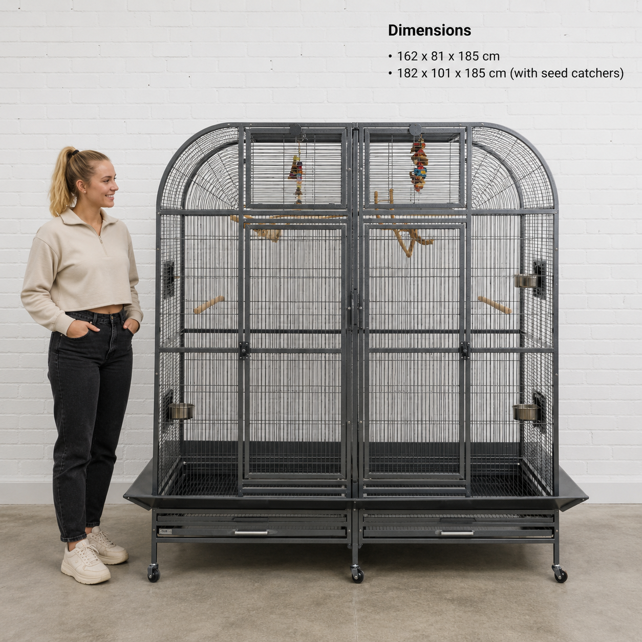 Castello II Compact Parrot Cage