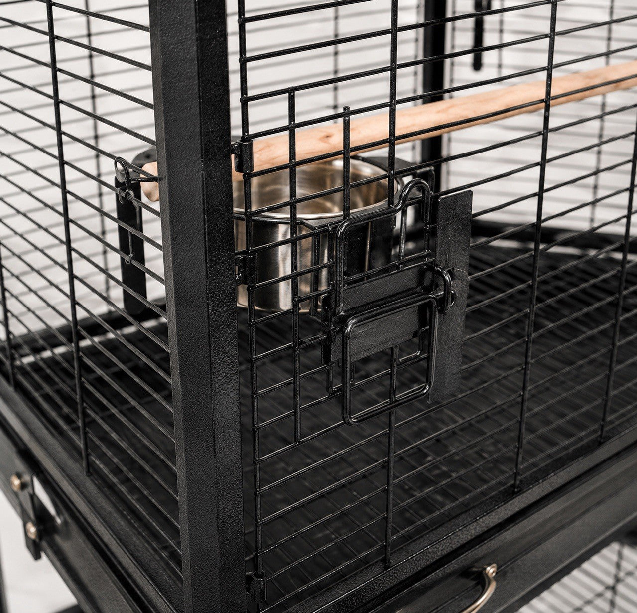Alaska Corner Parrot Cage Large African Grey Macaw Bird Cage Play Top Stand