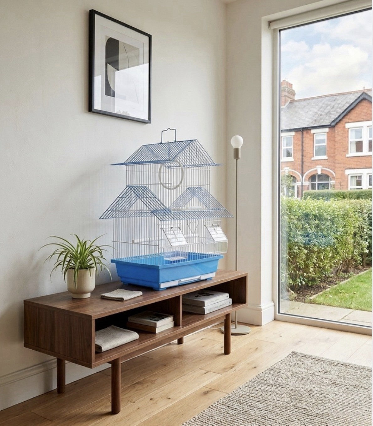 Compact Metal Bird Cage – Ideal for Small Birds