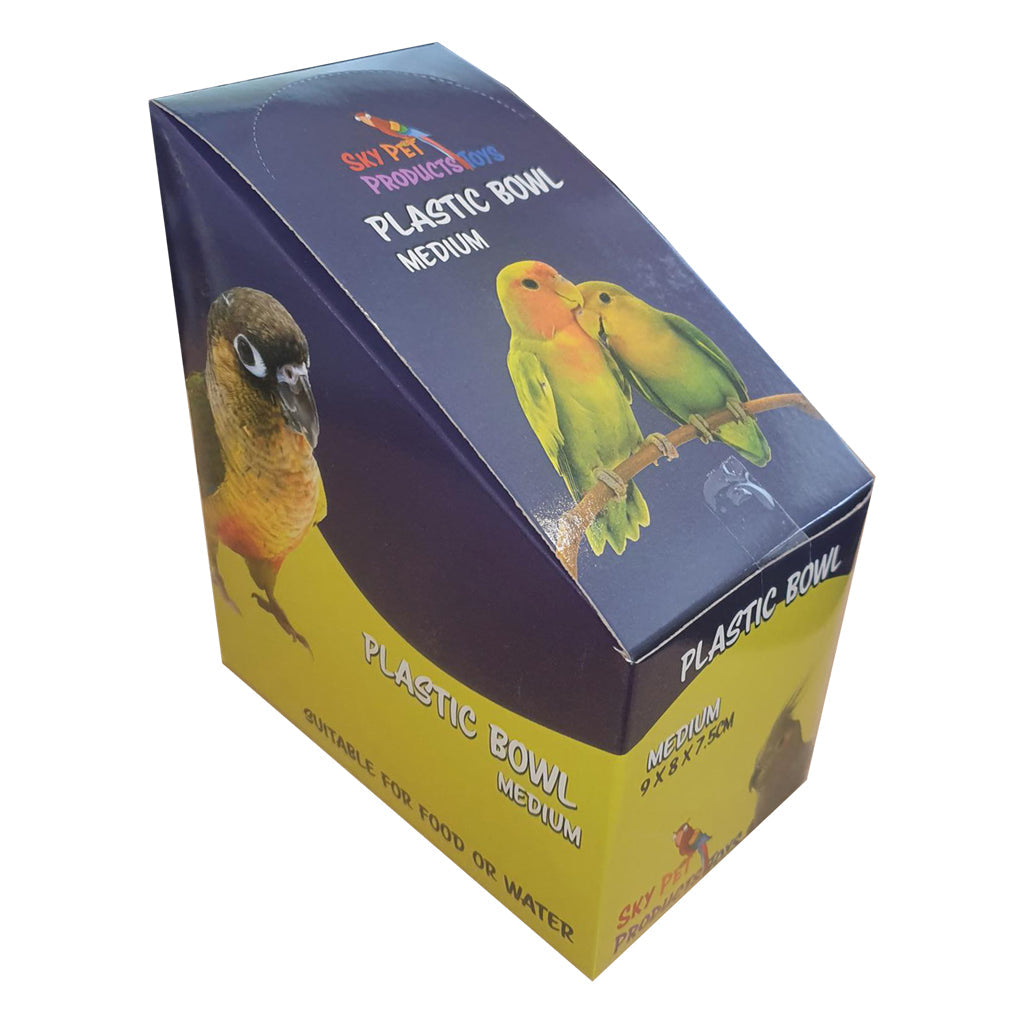 Pack of 12 - Medium Plastic Bowls (Model 9374)