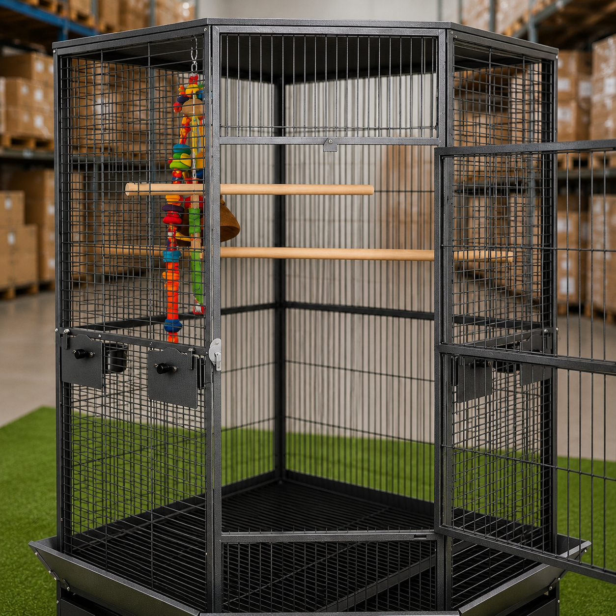 Antique Raleigh Parrot Cage