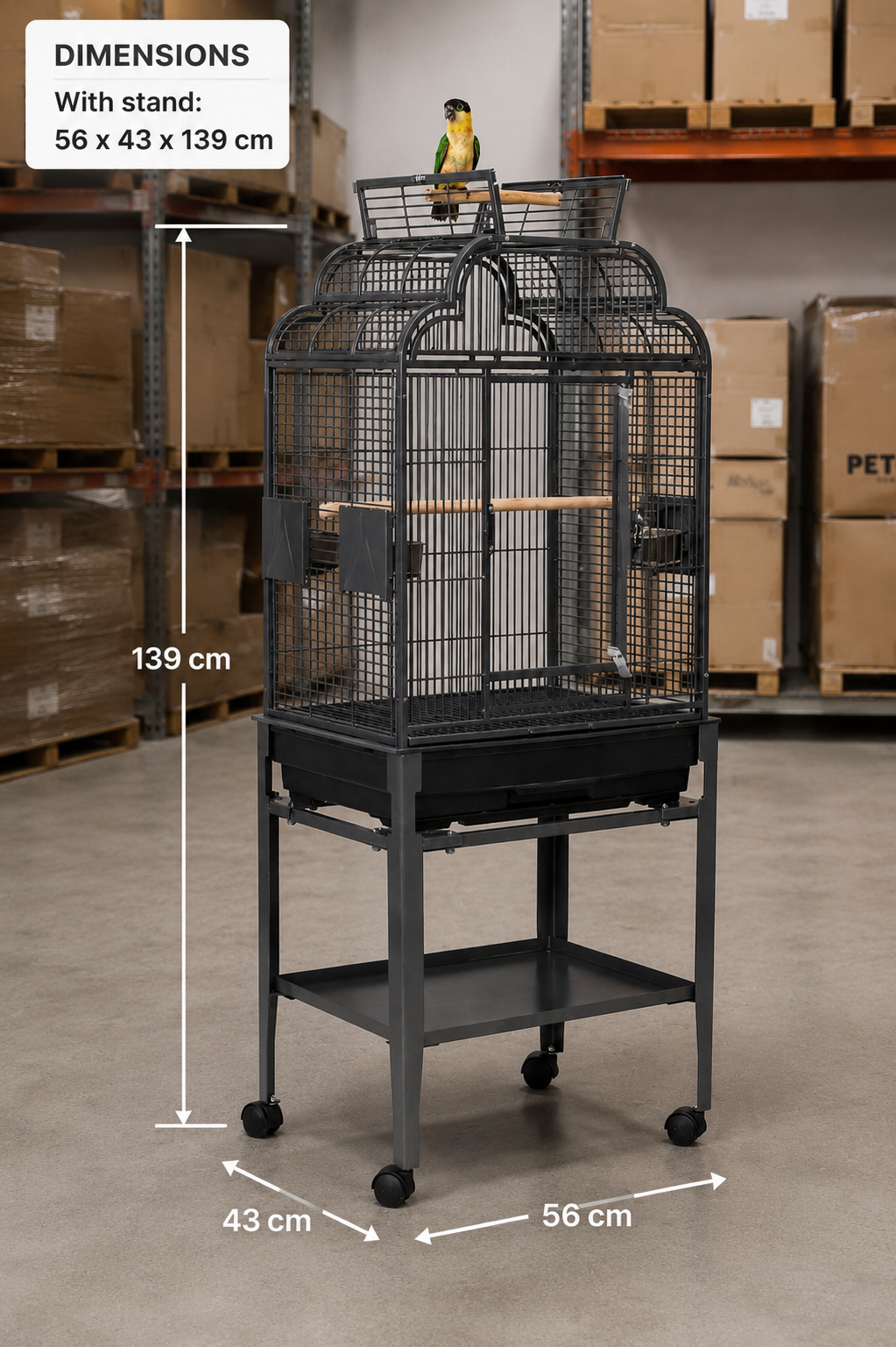 Antique Peru Parrot Cage