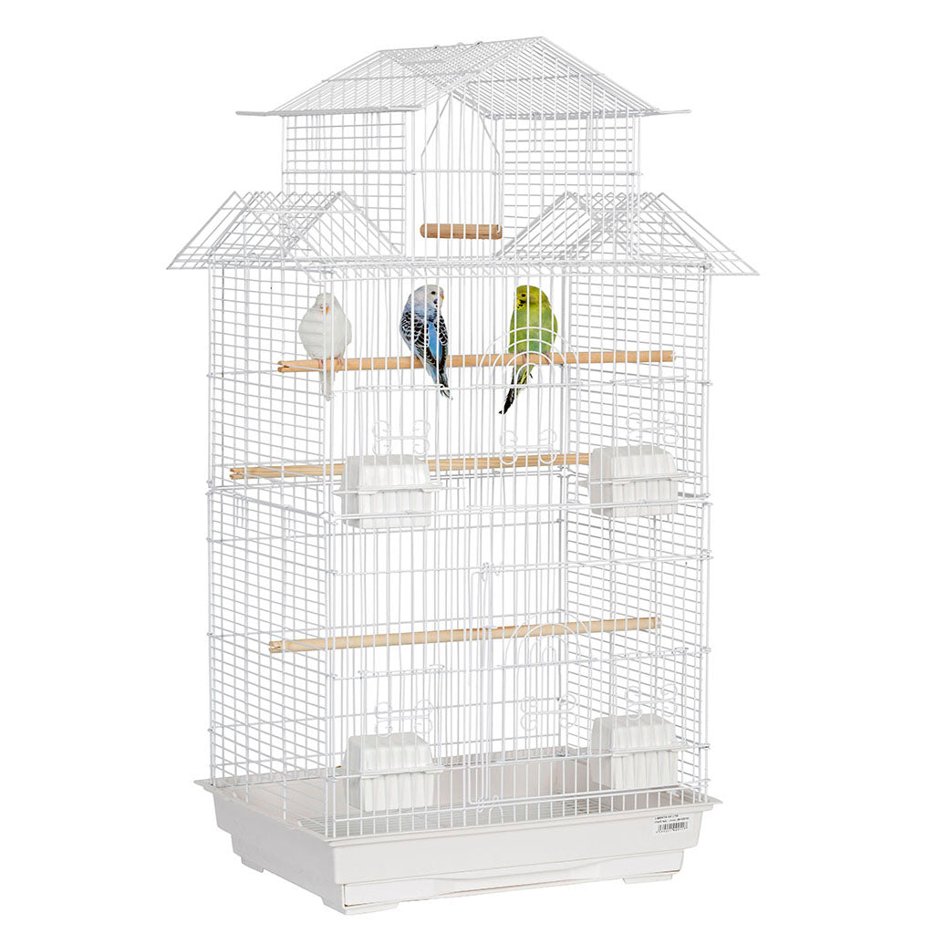 Jintu White Cage - Set of 4 (Model 5768)