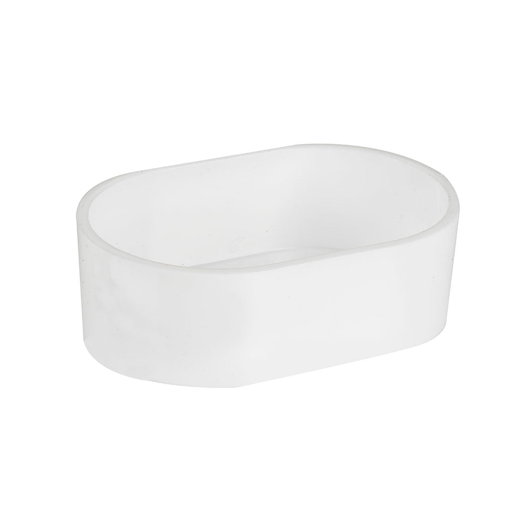 10.5x3.5cm Oval Plastic Bowl - Model 7912