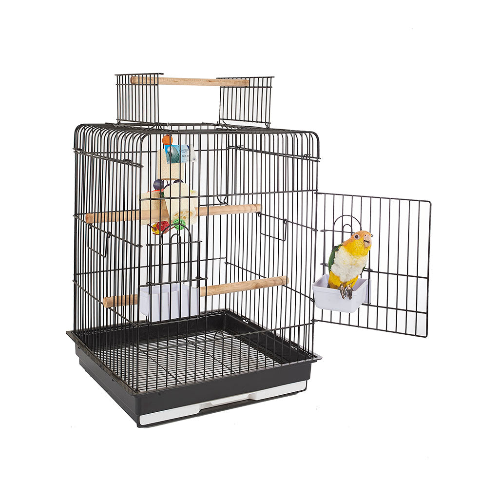 1702 - Black Santa Monica Cage Set (Pack of 2)